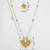 gold silver pearl necklace set
