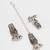 oxidized silver fan motif collar choker necklace set with ghungroo earrings and maang tikka