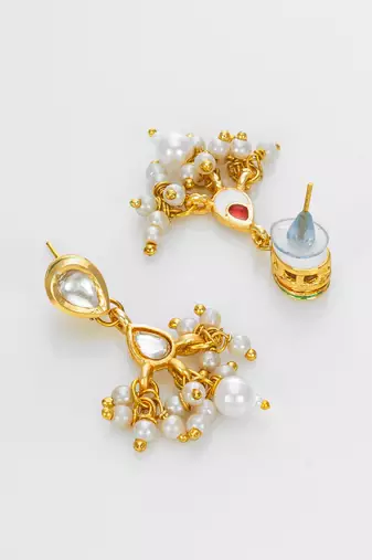 gold plated kundan choker set