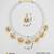 gold plated kundan choker set