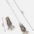 oxidized silver leaf motif choker necklace set with ghungroo drops, earrings and maang tikka