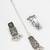 oxidized silver floral panel choker necklace set with ghungroo drops, earrings and maang tikka