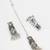 oxidized silver floral motif broad choker necklace set with ghungroo fringe, earrings and maang tikka for navratri