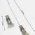 oxidized silver floral motif broad choker necklace set with ghungroo fringe, earrings and maang tikka for navratri