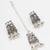 navratri special oxidized silver motif choker necklace set with ghungroo fringe, earrings and maang tikka