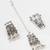 navratri special oxidized silver motif choker necklace set with ghungroo fringe, earrings and maang tikka