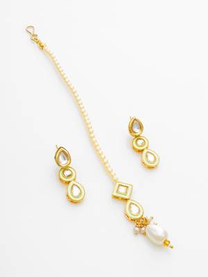 pearl kundan choker set 3