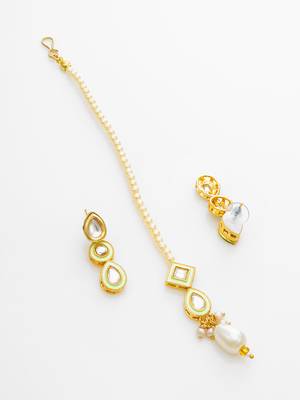 pearl kundan choker set 4