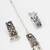 navratri special oxidized silver broad choker necklace set with ghungroo fringe, earrings and maang tikka