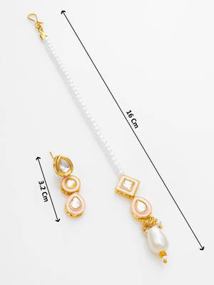 white kundan bridal set 4