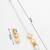 white kundan bridal set