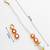 red white kundan choker set