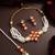 red white kundan choker set
