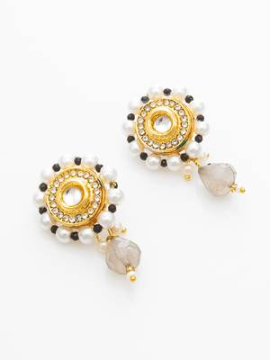 white pearl choker necklace set 4