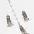 oxidized silver choker necklace set with peacock feather, ghungroo drops, earrings and maang tikka