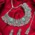 oxidized silver choker necklace set with peacock feather, ghungroo drops, earrings and maang tikka