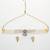 gold plated blue kundan choker set