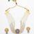 gold plated blue kundan choker set
