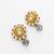 gold plated blue kundan choker set