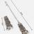 oxidized silver floral choker necklace set with ghungroo drops, earrings and maang tikka