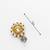 gold plated blue kundan choker set