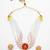 red beaded kundan choker set