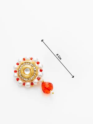 red beaded kundan choker set 5