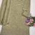 Olive silk blend embroidered sharara set