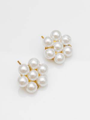 white gold double layer necklace set 3