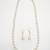 white pearl necklace set