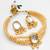 gold toned kundan choker set