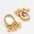 gold toned kundan choker set