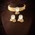 gold toned kundan choker set