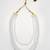 white pearl long necklace