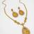 temple peacock necklace set