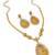 temple peacock necklace set