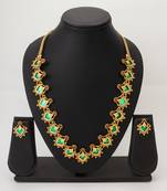 antique long necklace set