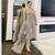 Grey net embroidered salwaar kameez