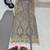 Grey net embroidered salwaar kameez