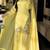 Yellow silk blend embroidered sharara set