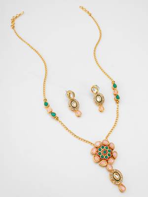 traditional kundan necklace set 2