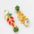 leaf pattern kundan necklace set