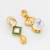 pearl green kundan necklace
