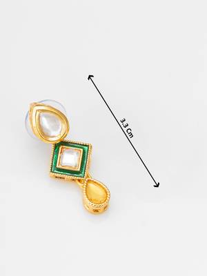 pearl green kundan necklace 5