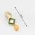 pearl green kundan necklace