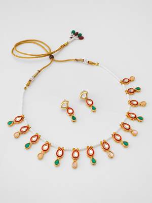 pearl bead necklace set 1