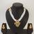 floral kundan pearl necklace set