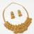 gold plated lakshmi temple set