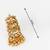 gold plated lakshmi temple set