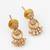gold plated ad stone necklace set